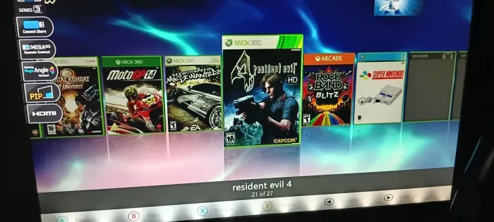 Vendo Xbox 360 completo com 2 controles foncionando perfeitamente com jogos no HD