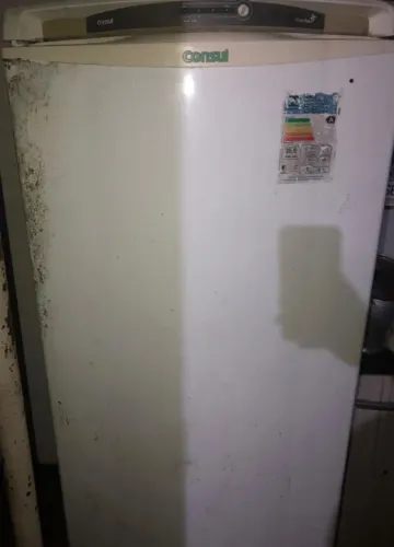 GRANDE OPORTUNIDADE! PROMOÇÃO PARA VENDER LOGO! Geladeira fost free funcionando semi nova