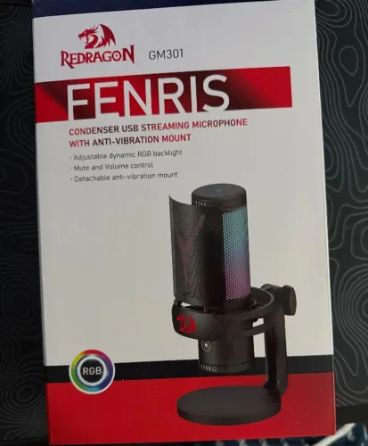 Microfone Redragon Fenris GM301
