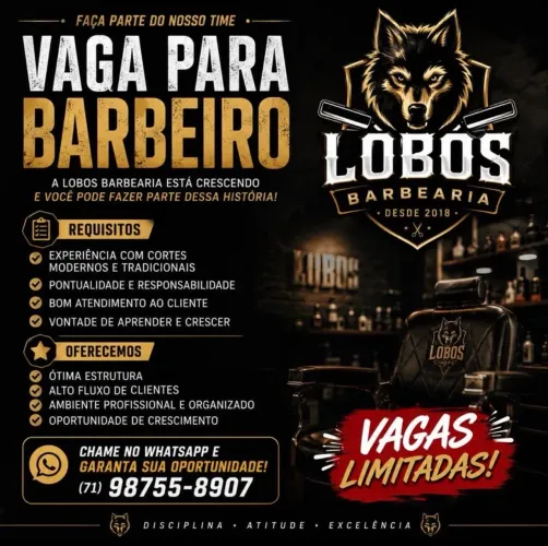 Vaga para profissional da área de beleza