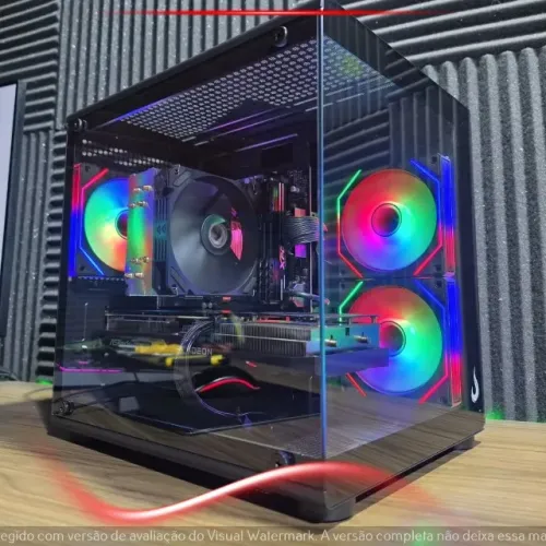 PC Gamer Ryzen 5 5600 RX 7600 16GB 512GB NVMe ARGB