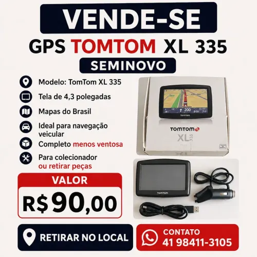 GPS Tomtom navegador automotivo via satélite 