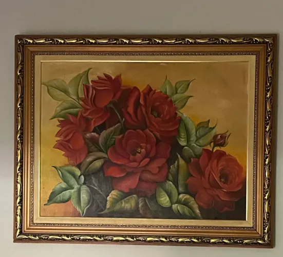Vendo Quadro 1.00x1.00 com pintura e moldura
