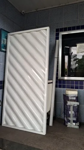 Portão de aluminio