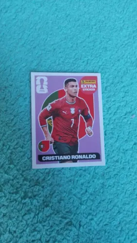Figurinha LEGEND Cristiano Ronaldo roxa (Peguei no pacote dia 10/06)