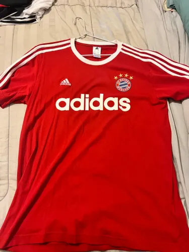 Camisa retrô Bayern Munich casual malha algodão novinha