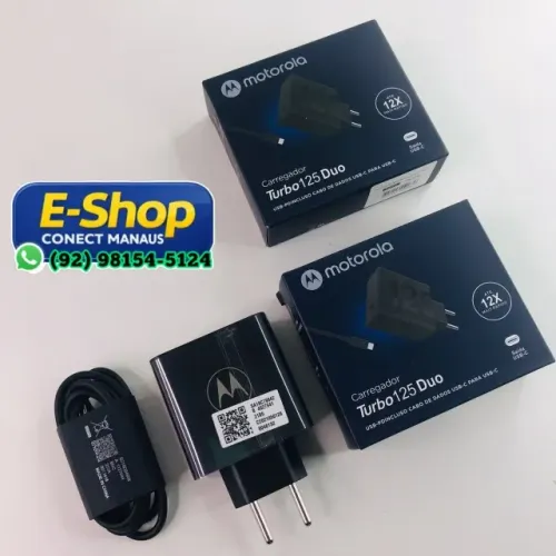 Carregador Motorola Turbo 125 Duo - Entrega Grátis