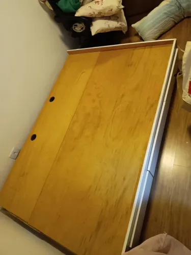 Cama de Solteirão 1,30x1,90m com 3 Gavetas e Baú