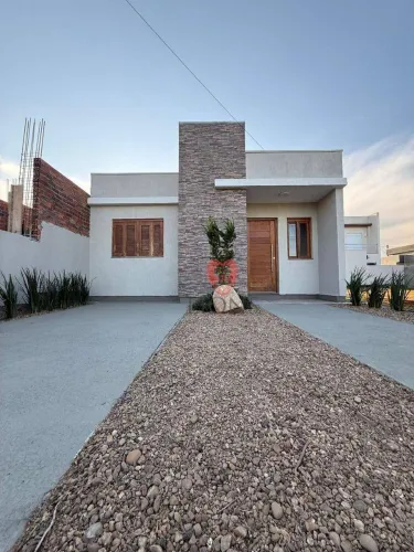Casa com 2 dormitórios à venda, 55 m² por R$ 309.900 - Caça e Pesca - Gravataí/RS