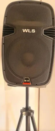 Caixas Acusticas Passivas Wls S15 15 250w Preta Cor Preto (2x) Seminovas + Cabo Speakon 10
