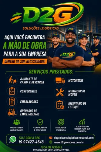 Ajudante de carga e descarga*** Início Imediato***
