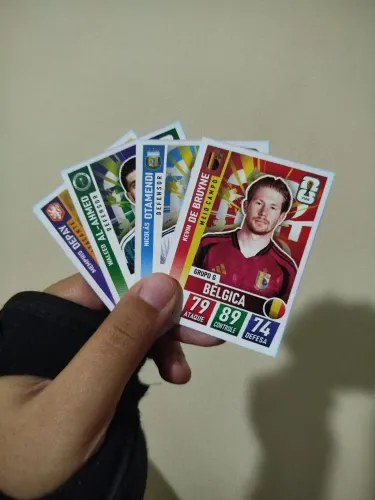 Pacotinhos de cartinhas da copa