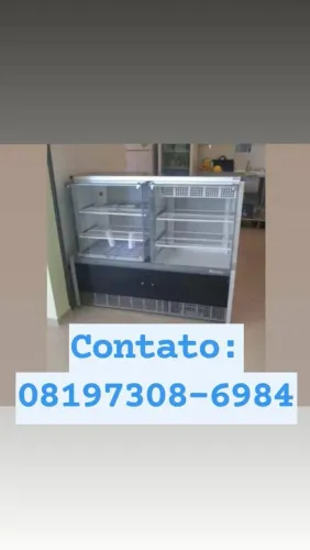 Balcão para confeitaria quente- Fria Gelopar