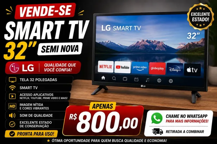 Smart tv 32 polegadas 