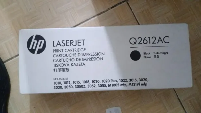 Toner Hp Q2612AC Original Black