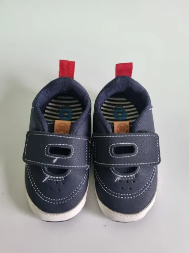sapatenis molekinho bebe azul marinho tamanho 19
