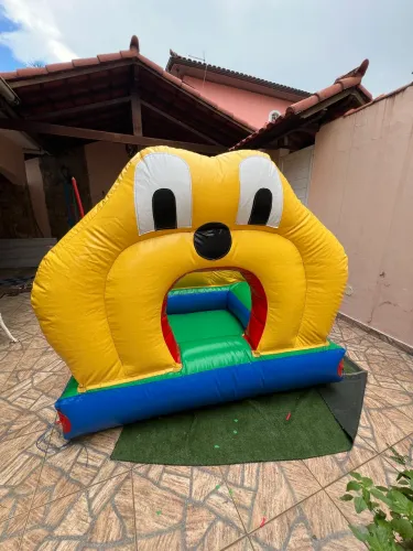 Piscina de bolinha cachorrinho inflável