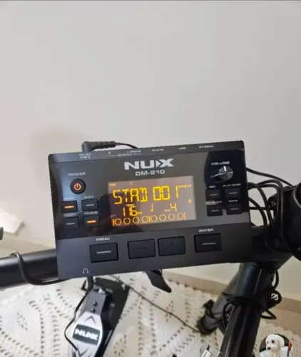 Bateria Eletronica Profissinal Nux DM-210 Mesh Bluetooth