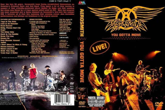 dvd aerosmith you gotta move ao vivo importado