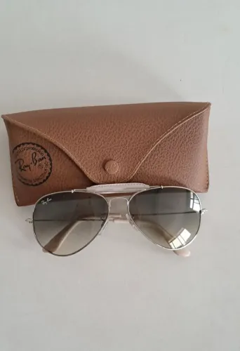 Óculos Ray Ban prateado Craft