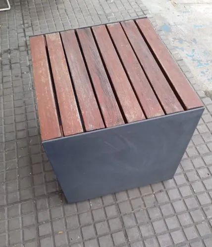 Banqueta Cubo Para Áreas Externas