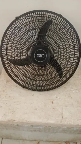 Ventilador De Parede Oscilante 60cm Bivolt Tron Pp Preto