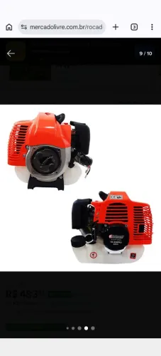 Roçadeira Gasolina KNakasaki 65-PRO 65CC 2 Tempos 3HP Profissional