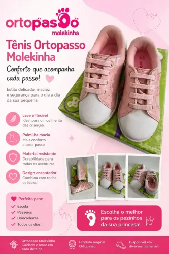 Tênis infantil ortopasso 23