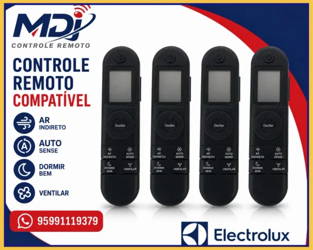 Controle da central de ar condicionado Electrolux