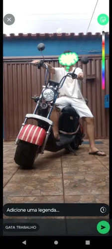 Scooter eletrica 5 k sem a bateria.