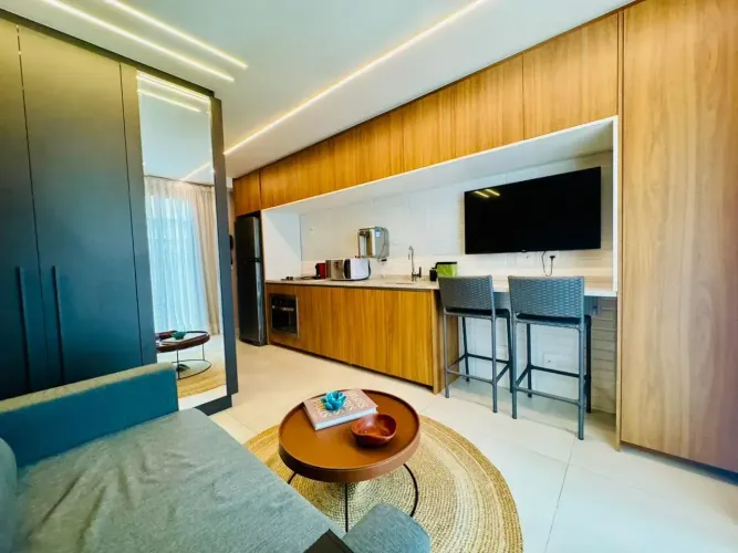 Apartamento mobiliado à venda no Condomínio Edifício Bossa Nova 107 em Ipanema.