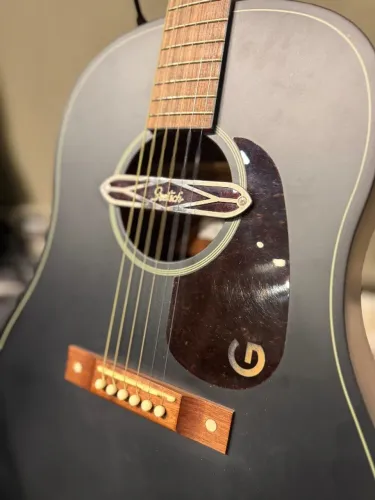 Violão Gretsch Deltoluxe Dreadnought Black Top