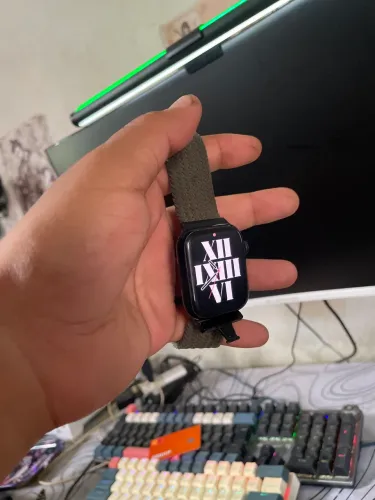 Apple Watch 7 BARATO, 45mm acompanha varias pulseiras de todos os tipo
