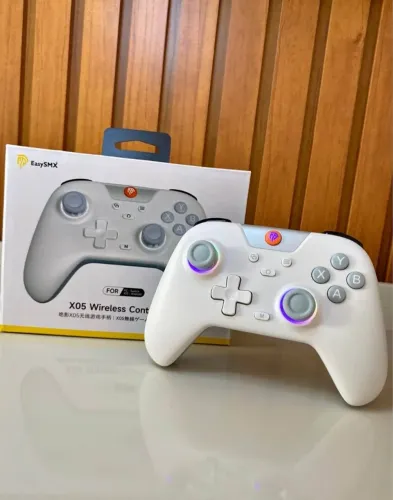 Controle EasySMX X05 com Hall Effect não dá Drift nos analógicos, PC, NINTENDO Switch.