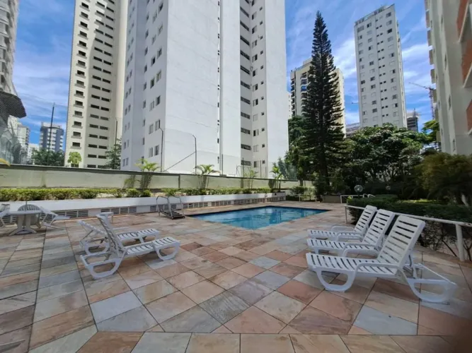 Apartamento com 1 dormitório para alugar, 44 m² por R$ 3.000,00 - Indianópolis - São Paulo