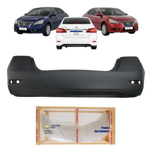 Parachoque Traseiro Sentra 2014 2015 2016
