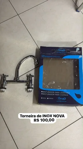 Torneira de INOX NOVA R$ 100,00