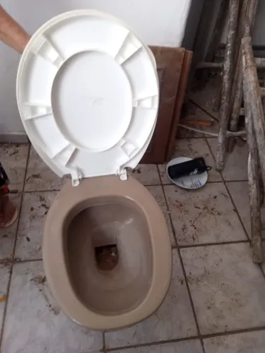 3 vasos sanitários + pia de banheiro