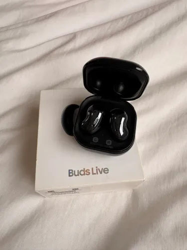 Galaxy Buds Live Preto Original Samsung + Estojo | Som Premium