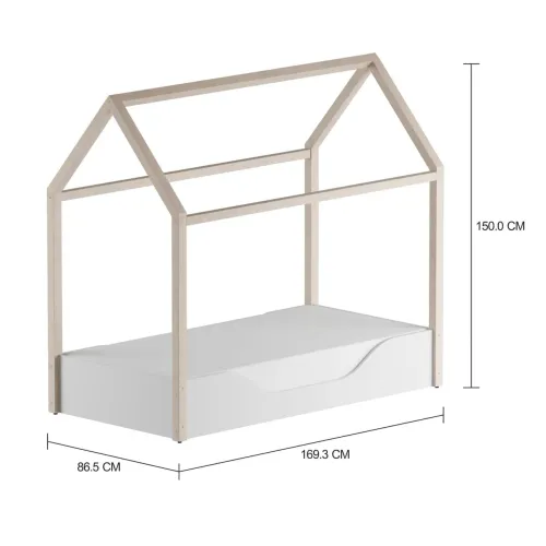 Cama casinha montessori