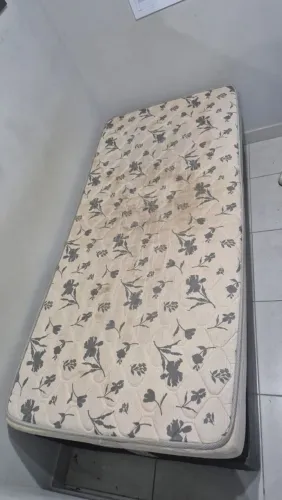 Cama Box Baú Solteiro + Colchão Ortobom (Marca Top / Super Espaçosa)