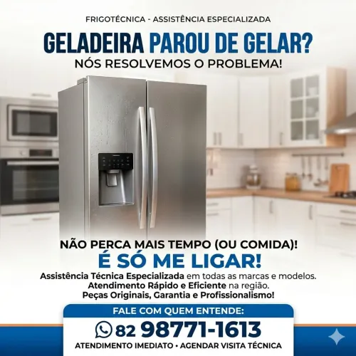 Conserto de geladeiras e aparelhos de refrigeração