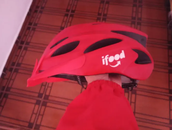 Capacete de bike para entregadores