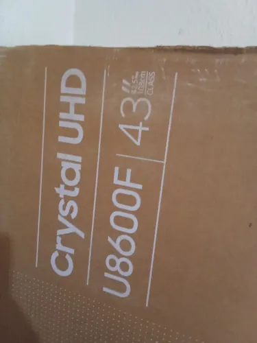 Tv smart 43 polegadas 4K cristal UHD