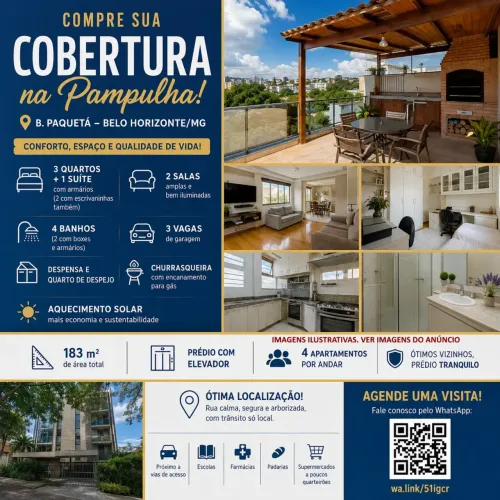 Apartamento para venda com 183 metros quadrados com 4 quartos