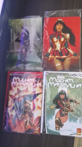 Mulher Maravilha 49 e 50 - Estado Futuro partes 1 e 2 com capas variantes