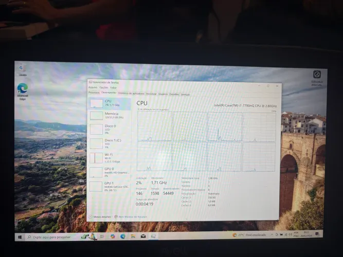 Notebook Avell Titanium 1513 32Gb GTX 1050 TI 4GB