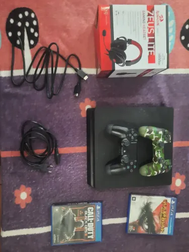 Vídeo game ps4 slim 500 gigas