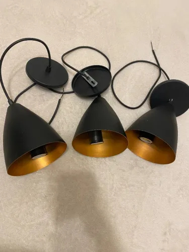 3 luminárias pendentes