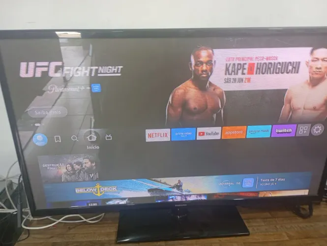 Tv 51 polegadas plasma porém smart 1200 reais